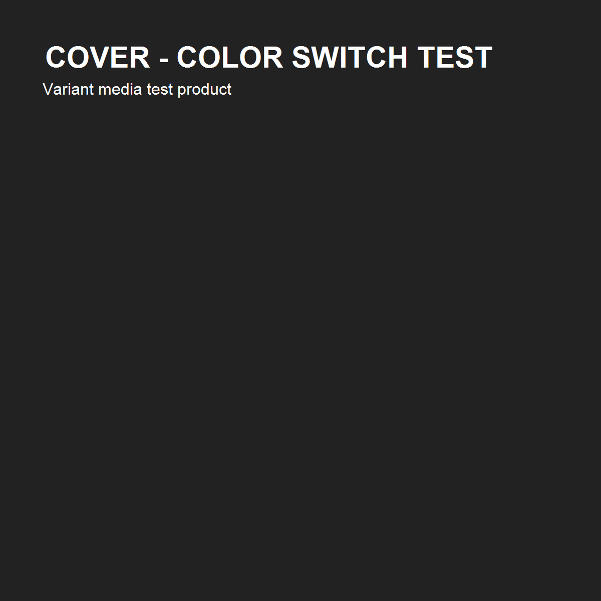 Test Color Switch Flash Product